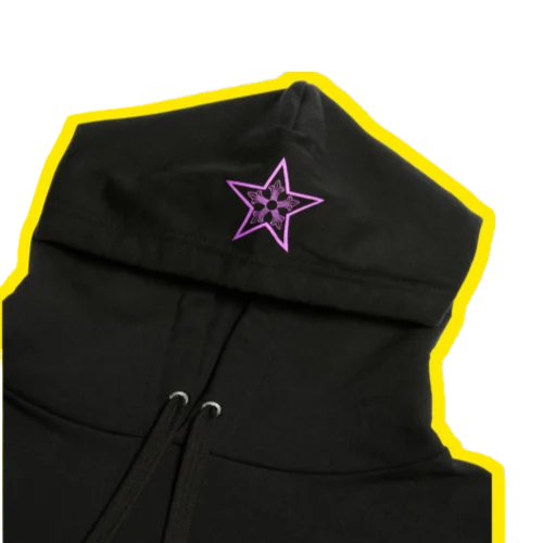 Chrome Hearts Foti Printed Logo Black Hoodie view 3