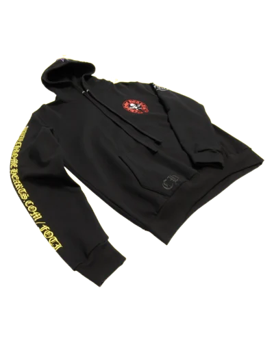 Chrome Hearts Foti Printed Logo Black Hoodie view 2