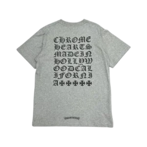 Chrome Hearts Grey Horseshoe T-Shirt