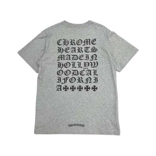 Chrome Hearts Grey Horseshoe T-Shirt