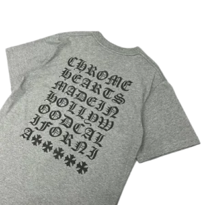 Chrome Hearts Grey Horseshoe T-Shirt view 3