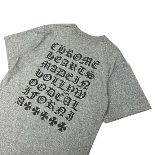Chrome Hearts Grey Horseshoe T-Shirt view 3