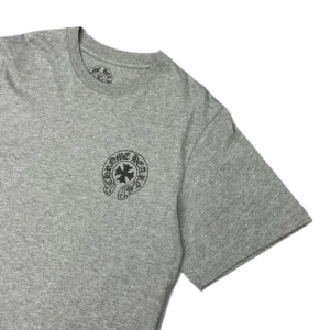 Chrome Hearts Grey Horseshoe T-Shirt view 4