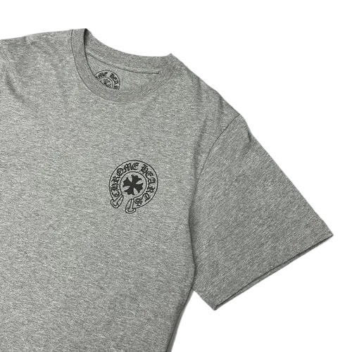 Chrome Hearts Grey Horseshoe T-Shirt view 4
