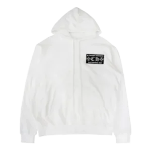 Chrome Hearts Hollywood USA White Hoodie view 2