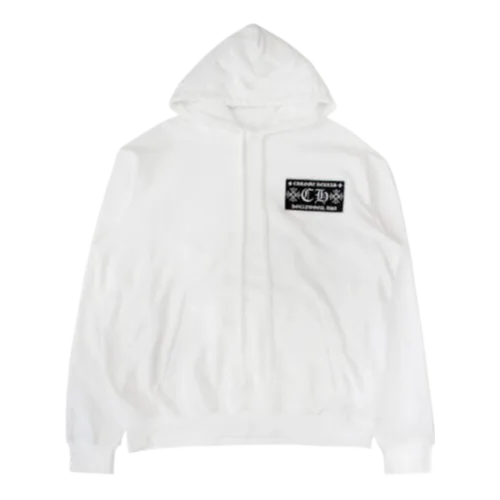 Chrome Hearts Hollywood USA White Hoodie view 2