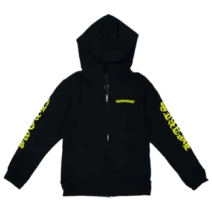 Chrome Hearts Scroll Logo Zip Up Hoodie view 2