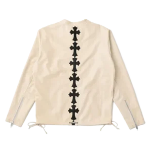 Dover Street Market Ginza Cemetary Spine Leather Jacket | Chrome Hearts view 2