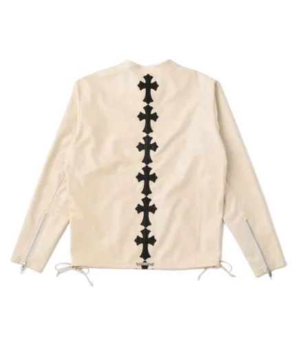Dover Street Market Ginza Cemetary Spine Leather Jacket | Chrome Hearts view 2