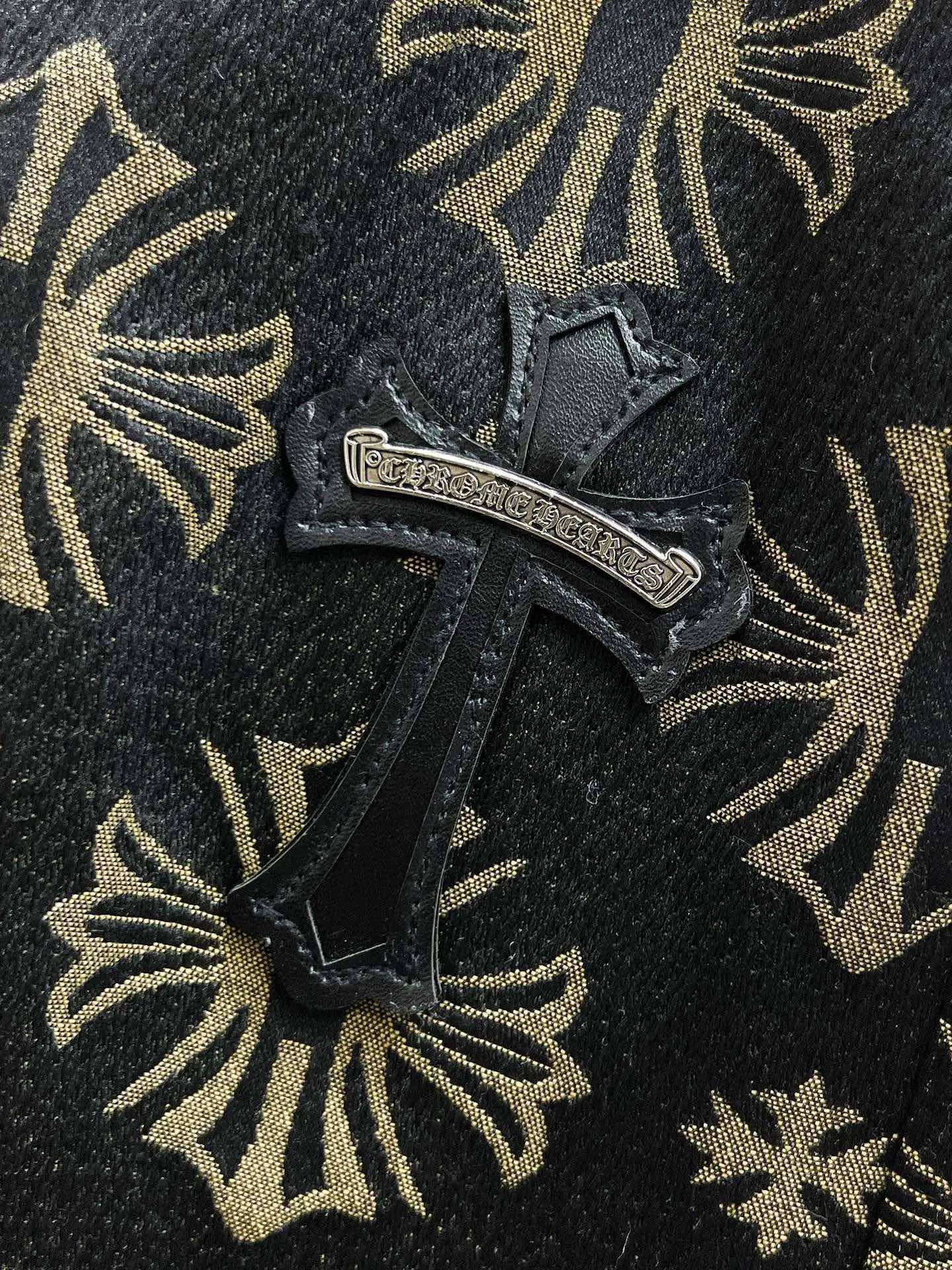 Chrome Hearts Leather Pocket Black Shirt with Short view 4