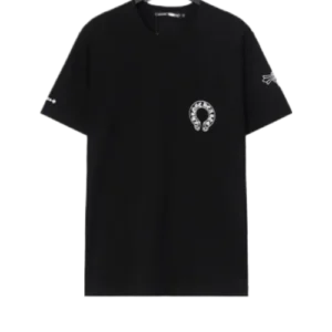 Chrome Hearts Black Cross Horseshoe Logo T Shirt view 2