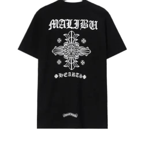 Chrome Hearts Logo Maliba Hearts T-Shirt