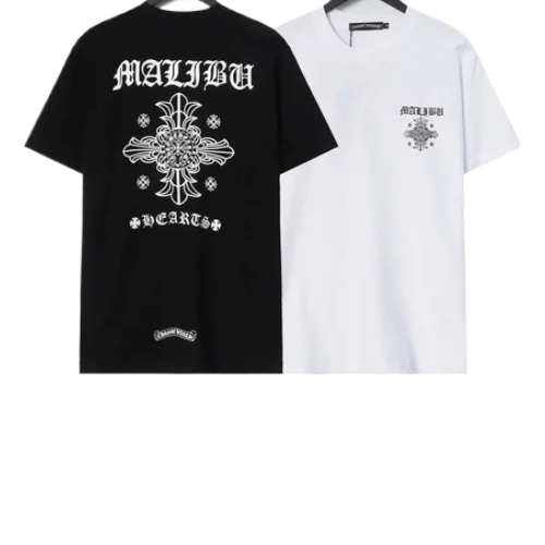 Chrome Hearts Logo Maliba Hearts T-Shirt view 3