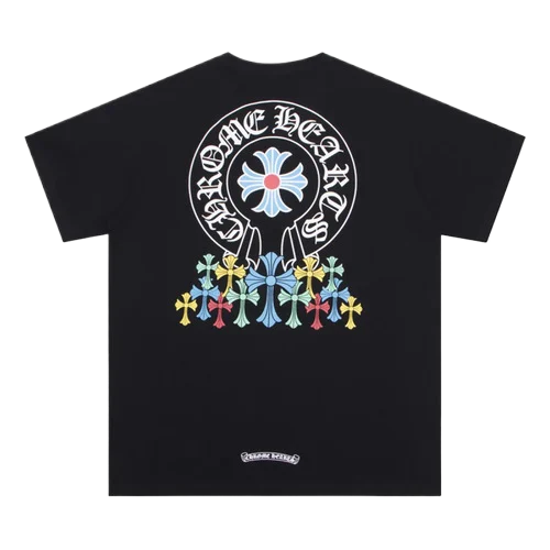 Chrome Hearts Multi-Cross Logo T-Shirt