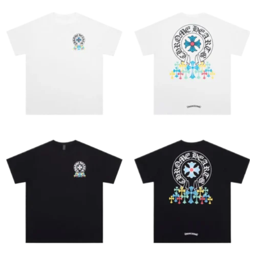 Chrome Hearts Multi-Cross Logo T-Shirt view 3