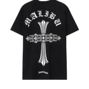 Malibu Chrome Hearts T-Shirt with Cross Logo