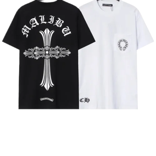 Malibu Chrome Hearts T-Shirt with Cross Logo view 3