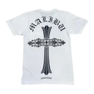 Malibu Chrome Hearts T-Shirt with Cross Logo