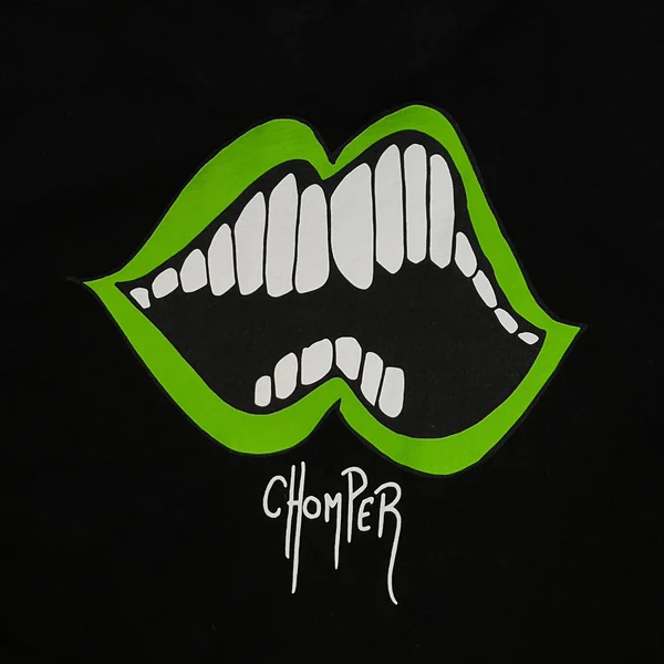 Chrome Hearts Matty Boy Green Chomper Long Sleeve Tee Black view 3