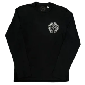 Chrome Hearts Matty Boy Green Chomper Long Sleeve Tee Black view 2