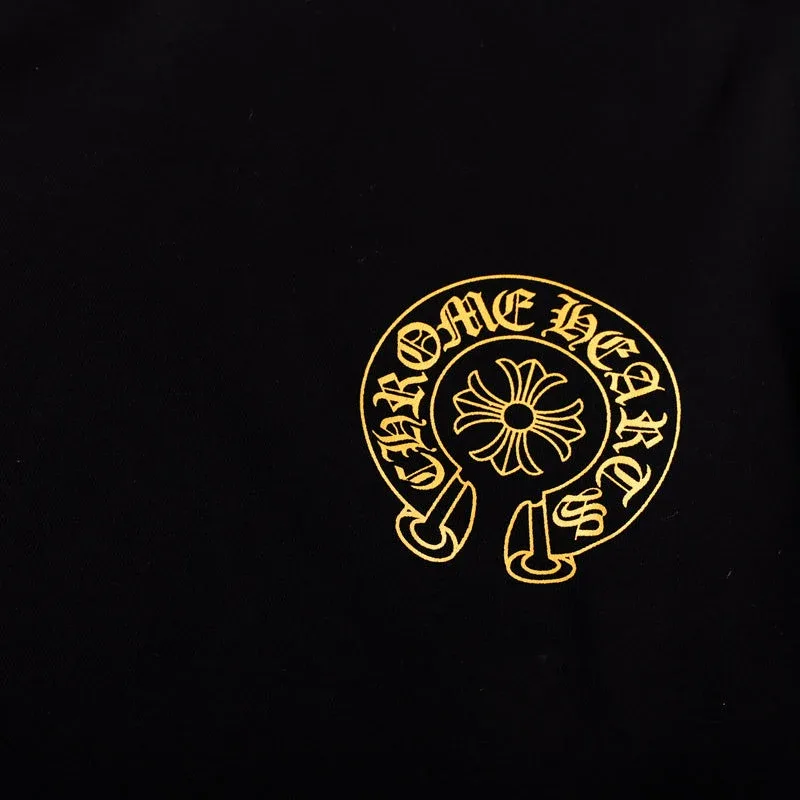 Vibrant Leather Cross Chrome Hearts Long-Sleeve T-Shirt view 4