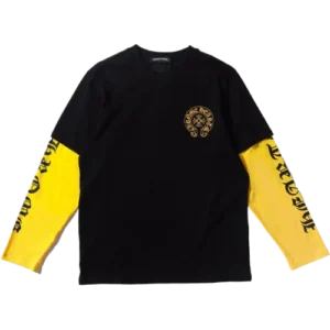 Vibrant Leather Cross Chrome Hearts Long-Sleeve T-Shirt view 2
