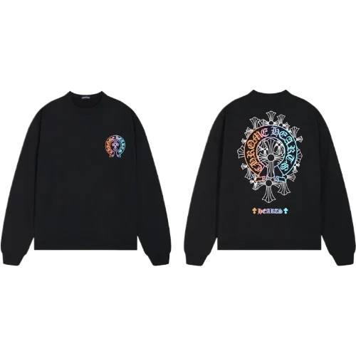 Chrome Hearts Multicolor Letters Long-Sleeve T-Shirt view 5