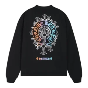 Chrome Hearts Multicolor Letters Long-Sleeve T-Shirt