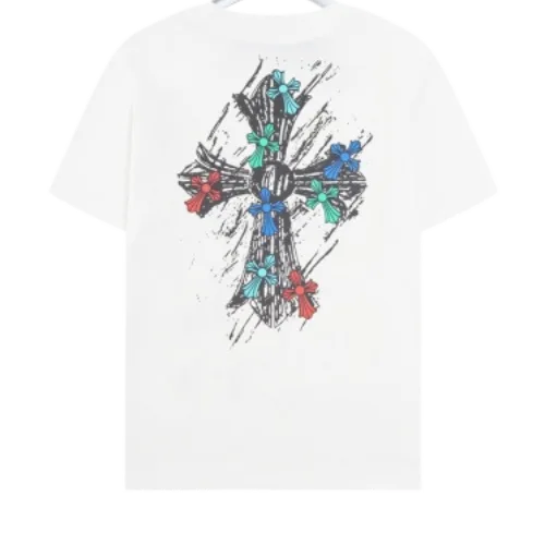 Chrome Hearts Multicolor Logo Short Sleeved T-Shirt view 2