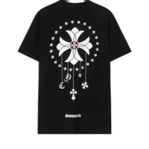 New Chrome Hearts Cross Design T-Shirt