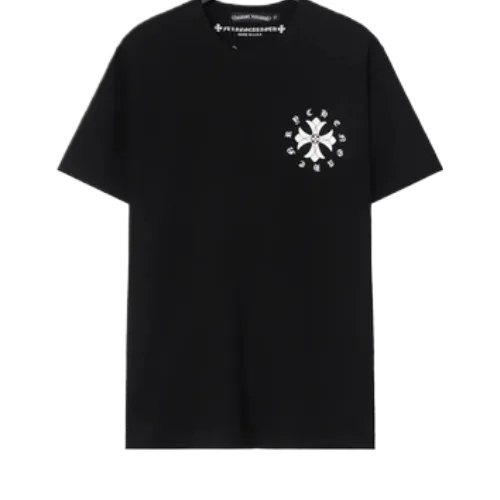 New Chrome Hearts Cross Design T-Shirt view 2