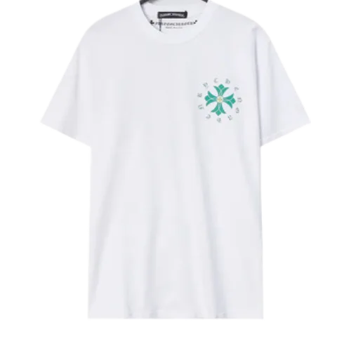 New Chrome Hearts Cross Design T-Shirt view 2