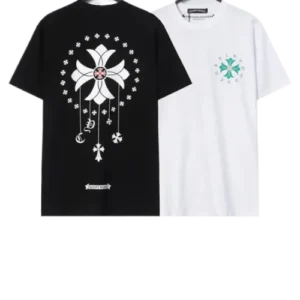 New Chrome Hearts Cross Design T-Shirt view 3