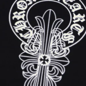 Chrome Hearts New Logo Cross Designe Tee view 3