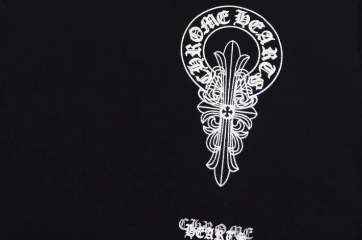 Chrome Hearts New Logo Cross Designe Tee view 4
