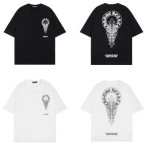 Chrome Hearts New Logo Cross Designe Tee view 5