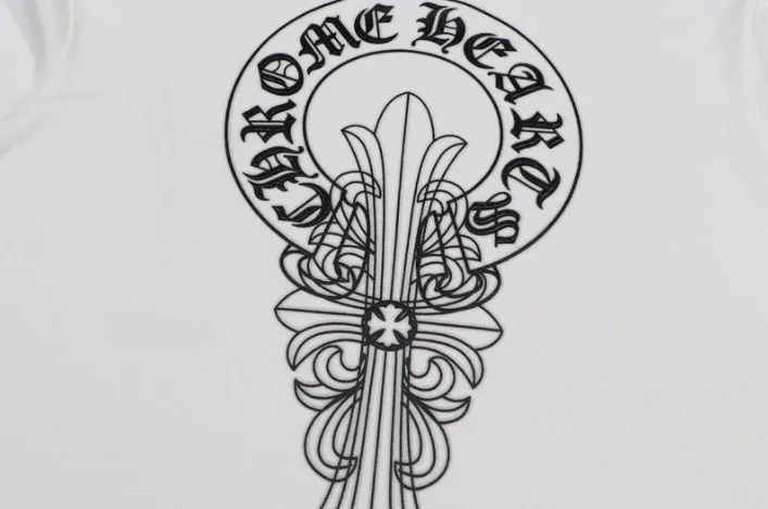 Chrome Hearts New Logo Cross Designe Tee view 3