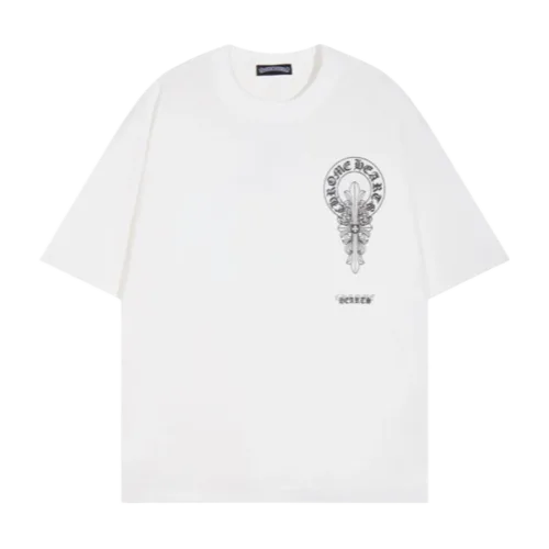 Chrome Hearts New Logo Cross Designe Tee view 2