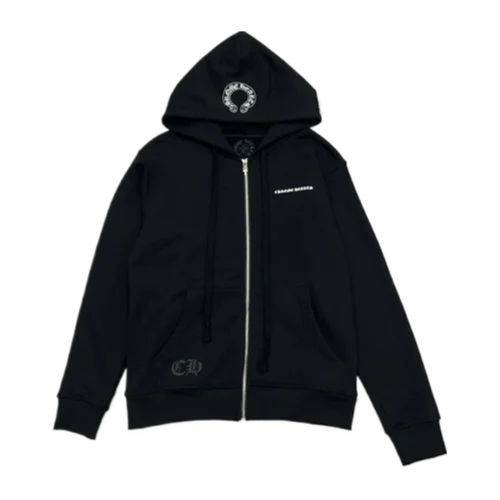 Chrome Hearts New Malibu Maltese Cross Zip Up Hoodie view 2