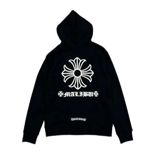 Chrome Hearts New Malibu Maltese Cross Zip Up Hoodie