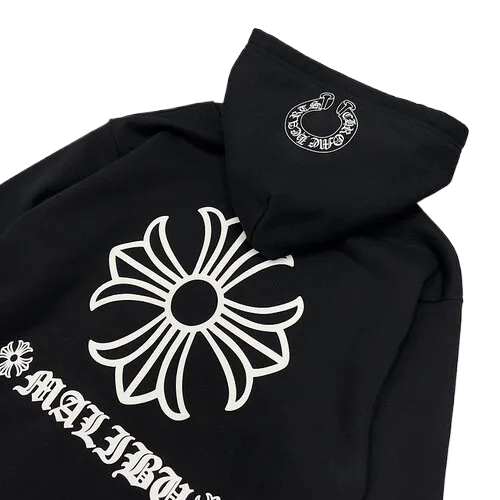 Chrome Hearts New Malibu Maltese Cross Zip Up Hoodie view 3