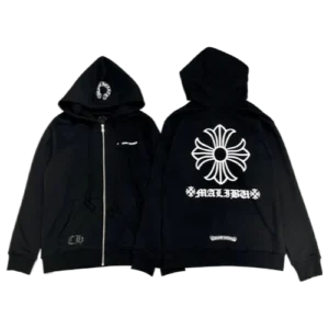 Chrome Hearts New Malibu Maltese Cross Zip Up Hoodie view 5