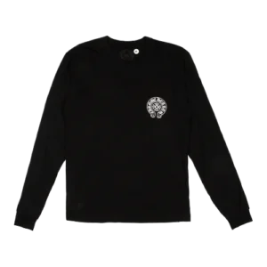 Exclusive Chrome Hearts Paris LS Pocket Tee Black view 2