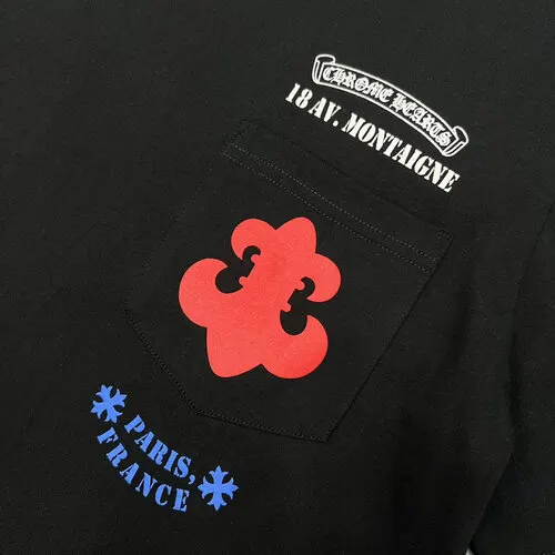 Chrome Hearts Paris France Fleur Logo T-Shirt view 3