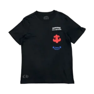 Chrome Hearts Paris France Fleur Logo T-Shirt view 2