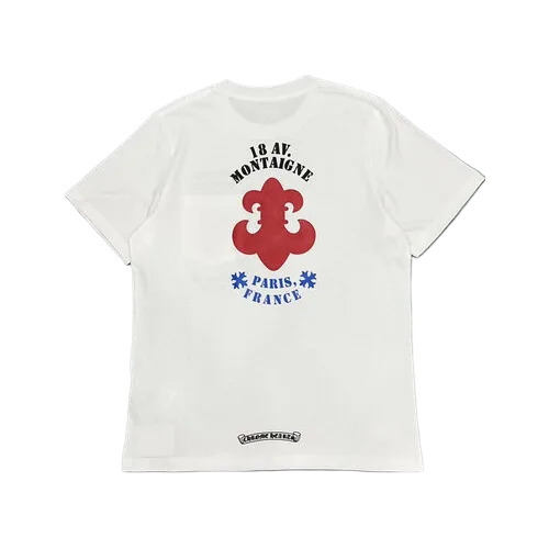 Chrome Hearts Paris France Fleur Logo T-Shirt