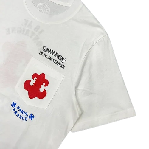 Chrome Hearts Paris France Fleur Logo T-Shirt view 3