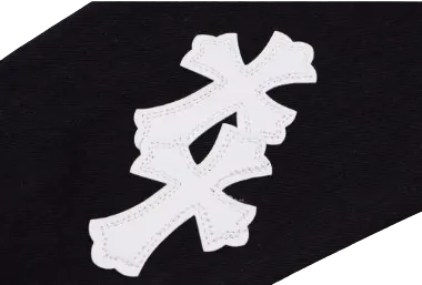 White Leather Patch Denim Jacket | Chrome Hearts view 4