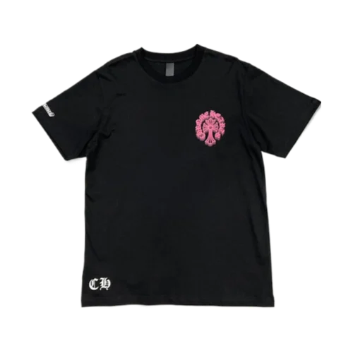 Chrome Hearts Holographic Pink Cross T-Shirt view 2