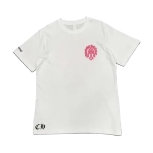 Chrome Hearts Pink Holographic Cross T-Shirt view 2